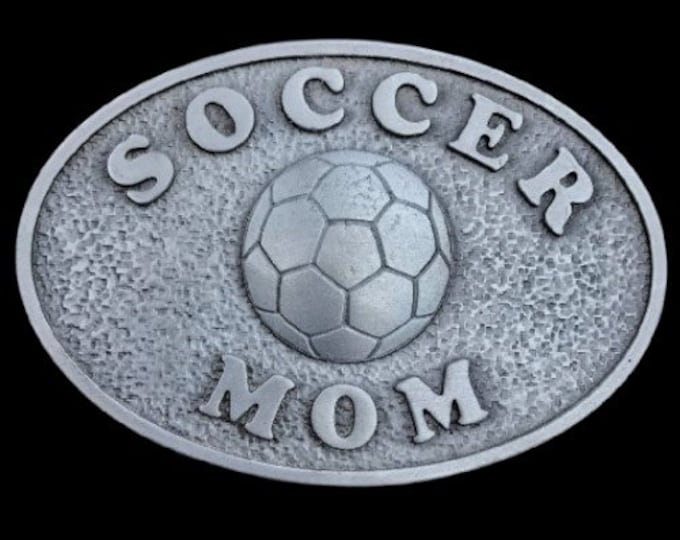 Soccer Mom Belt Buckle Sport Mothers Buckles