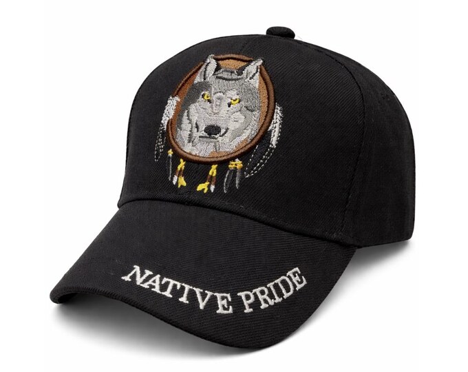 Native Pride American Dream catcher Indian Embroidered Cap Hat