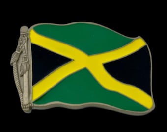Jamaica Belt Buckle Jamaican Flag Bottle Opener New Buckles