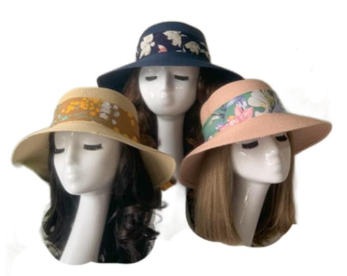 Summer Autumn Floppy Straw Hat Women Ladies Wide Brim Beach Hat Sun Foldable Cap