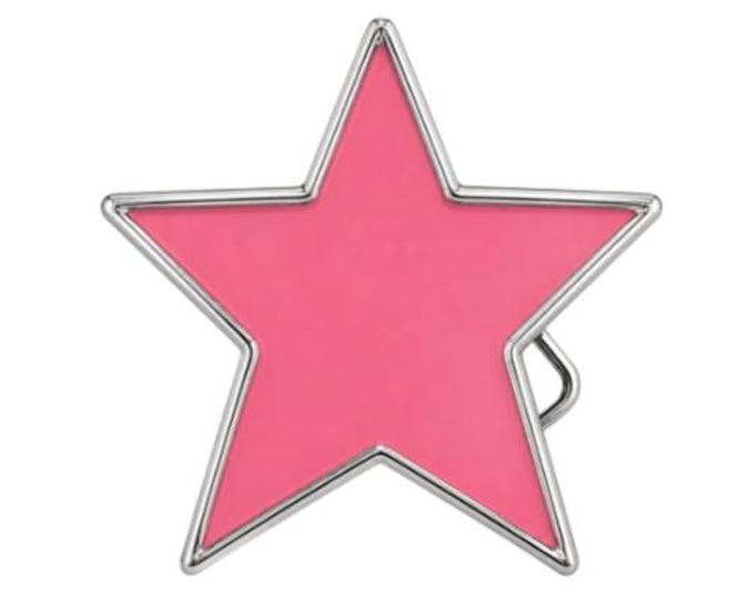 Star Pink Stars Socialist Rockstar Belt Buckles