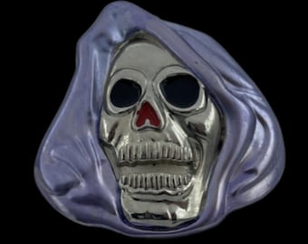 Grim Reaper Skull Skeleton Ghost Belt Buckle