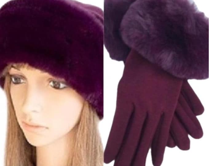 Warm Fashion Style Women's Faux Fur Cossack Style Winter Hat