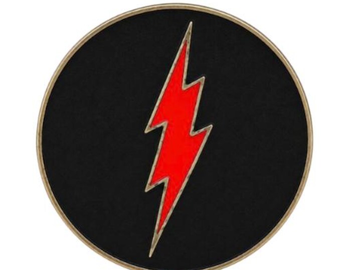 Thunder Bolt Lightning Red Flash Belt Buckle Buckles
