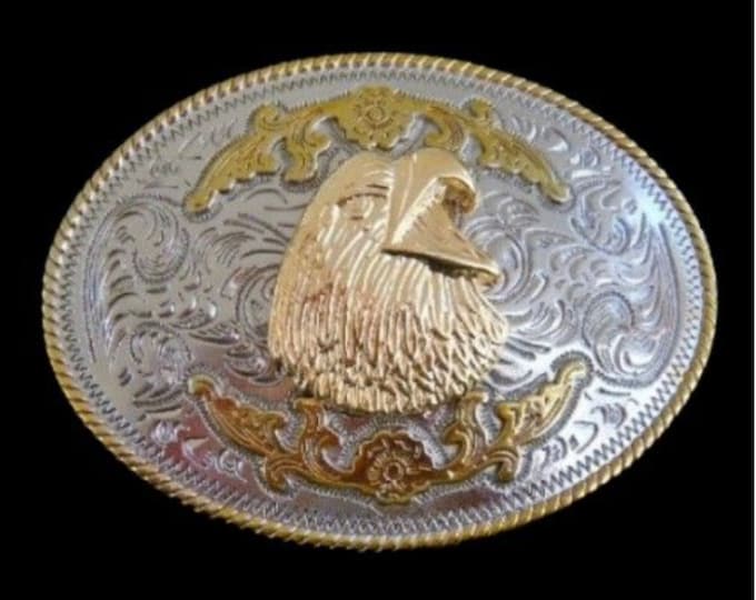 Belt Buckle Eagle American Bald Eagles Western Buckles