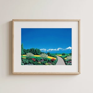 Hiroshi Nagai - Elv Alps - Art Print Poster