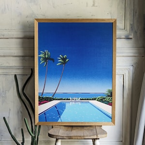 Hiroshi Nagai - Piscina de sandía - Lámina Póster