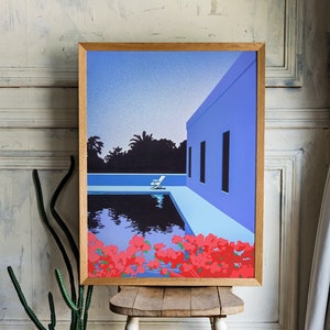 Hiroshi Nagai - Longs for Summer - Art Print Poster