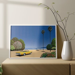 Hiroshi Nagai - Costa al punto dell'amante - Poster con stampa artistica