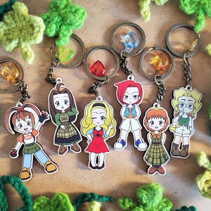 BEING DISCONTINUED | Harvest Moon Wooden Charms: Forget-Me-Not Valley Girls