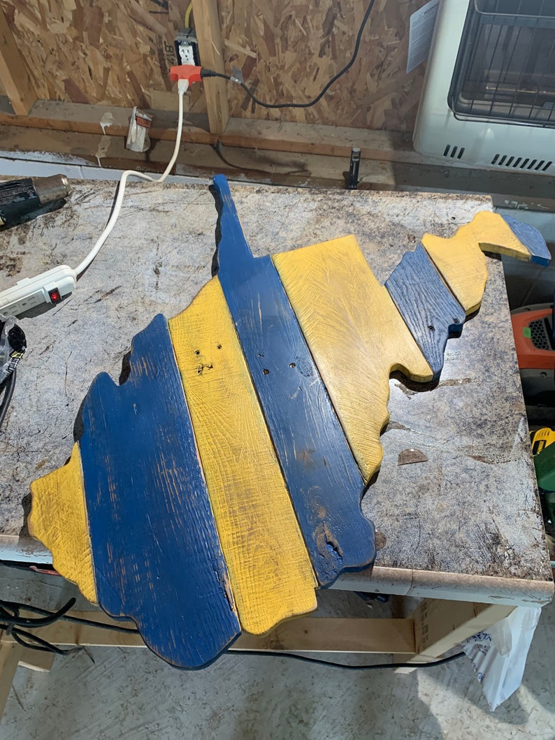 Reclaimed Wood West Virginia Signs Etsy
