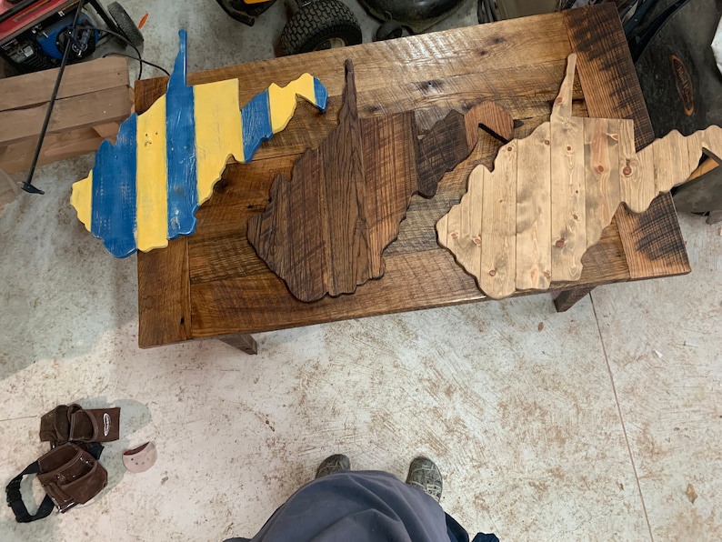Reclaimed Wood West Virginia Signs Etsy