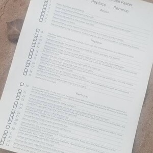 Bereiten Sie Ihr Haus vor, um schneller zu verkaufen! Reparieren.Ersetzen.Entfernen