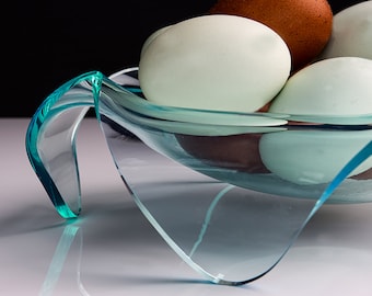 Handmade. Modern Minimalist Fruit Bowl. Centrepiece Fruit Bowl. Lucite Bowl. Wedding Centrepiece. Floral Bowl small.