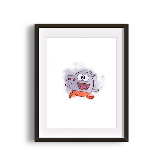 Hey Duggee Roly Watercolour A4 Print - Etsy