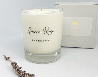 Lavender Candle, Soy Candle, Natural Candle, Eco-Friendly Candle, Aromatherapy Candle, Essential Oil Candle, Relaxing Candle,stocking filler