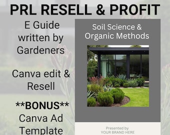 Soil Science & Organic Methods PLR eGuide – Resell Rights | Homesteading, Organic Gardening, Self-Sustainable Digital Download