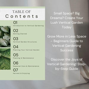 e book contents, gardening principles