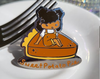 Kawaii enamel pin anime enamel pin display hard enamel pins Sweet Potato Pie