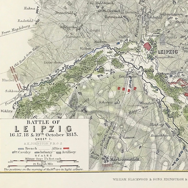 Battle of Leipzig - Etsy