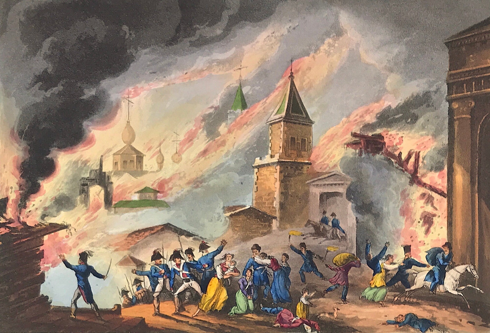 Пожар в москве 1812 года