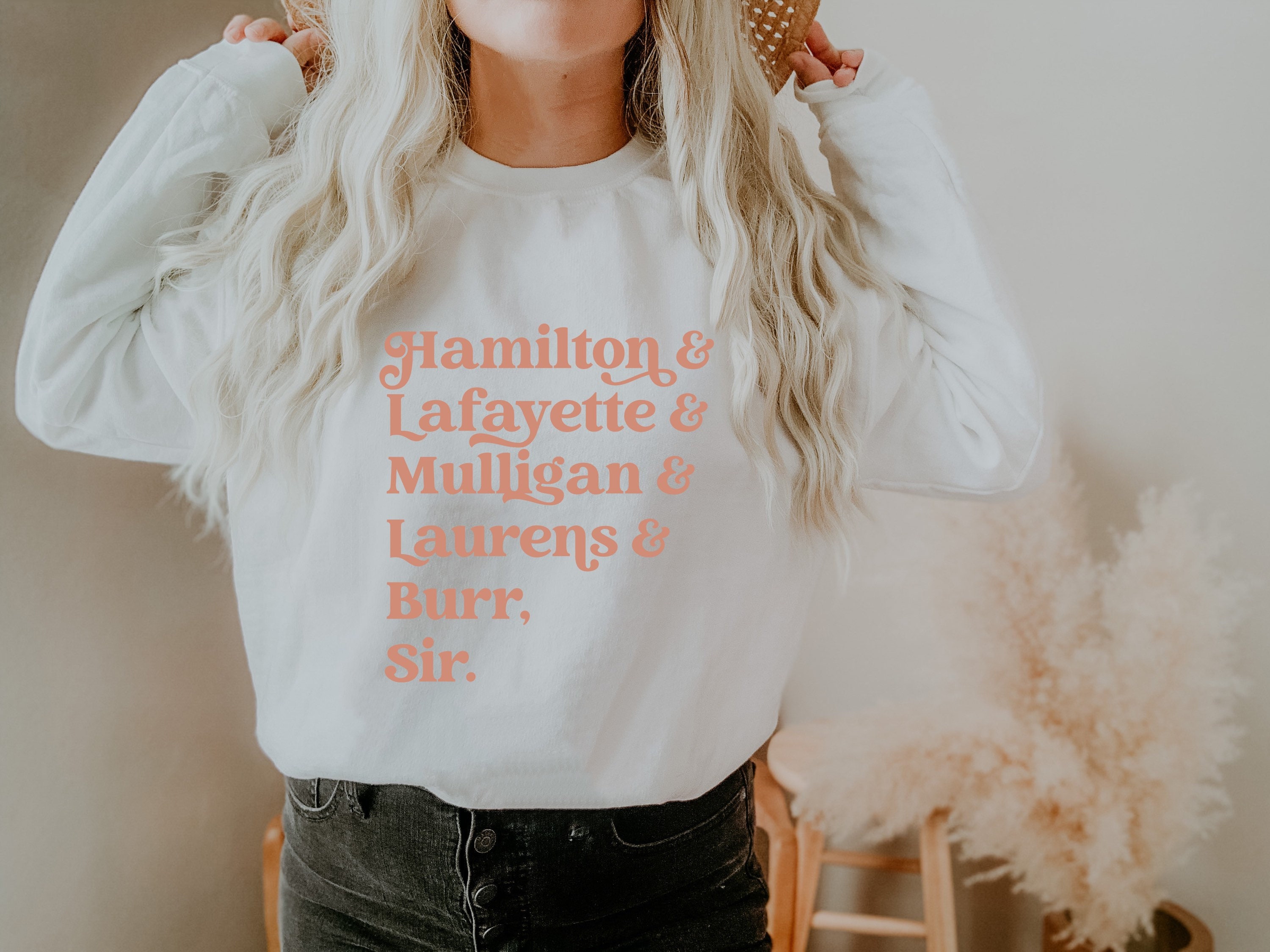 Hamilton Lafayette Mulligan Laurens Burr Sir Shirt, Alexander