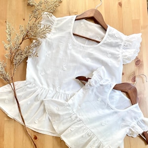 Matching mother daughter outfits, Mommy and me white shirt, Mothers day from Daughter, Coctail Dresses,Linen Dresses, Mommy and me outfits