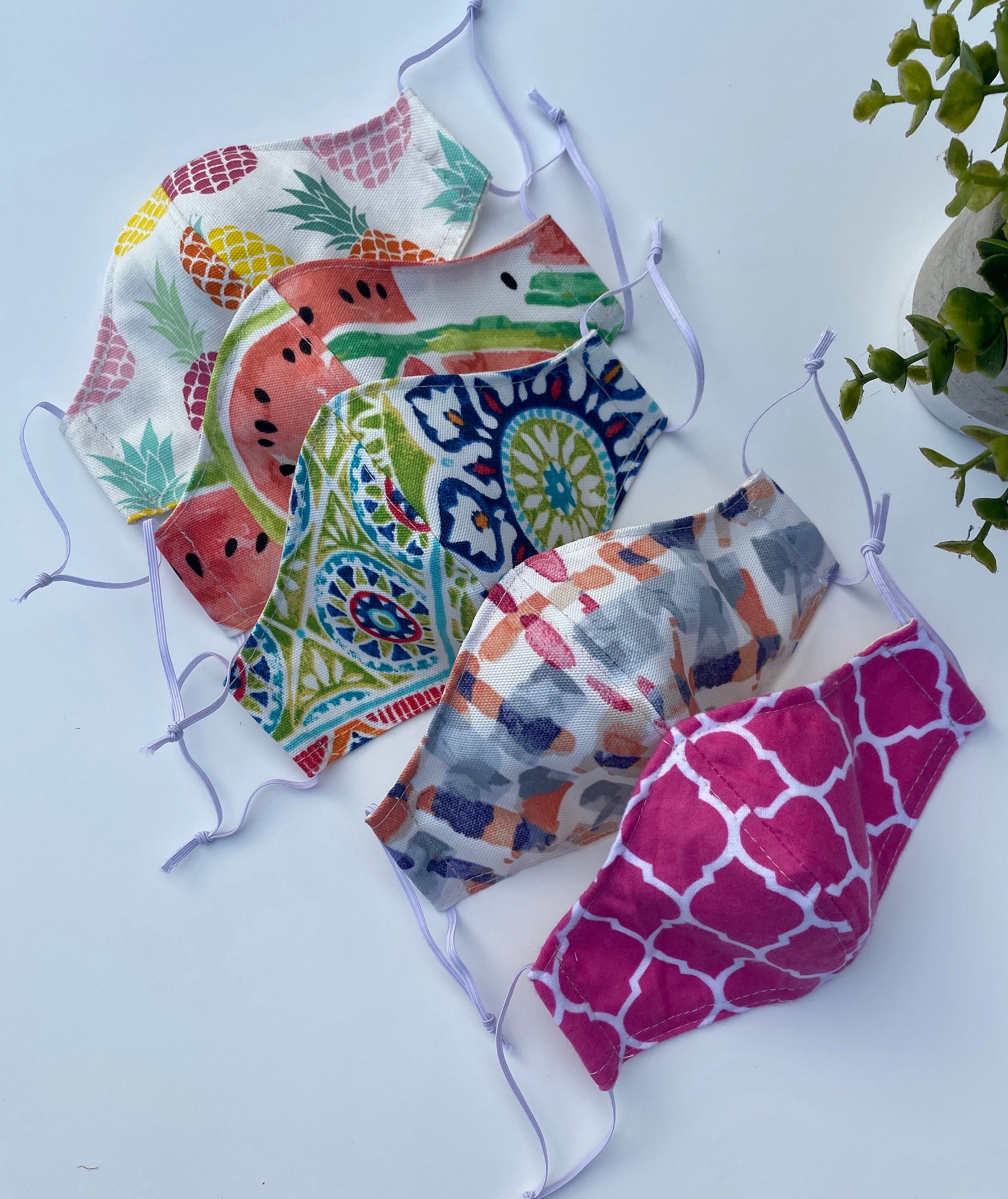 Reusable KIDS Face Mask With Double Fabric Layer Washable Etsy