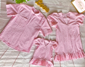 Conjuntos familiares a juego, Conjuntos a juego, Vestidos de mamá y yo, Vestidos de papá y yo, Sesión de fotos a juego, Día del Padre a juego, a juego