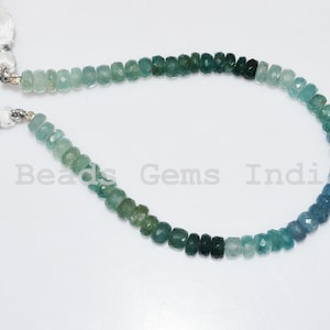 Natural Grandidierite Faceted Beads, Grandidierite Rondelle Beads, Rare Grandidierite Beads, 6 - 6.50 mm, 8&quot;, 55BGI65