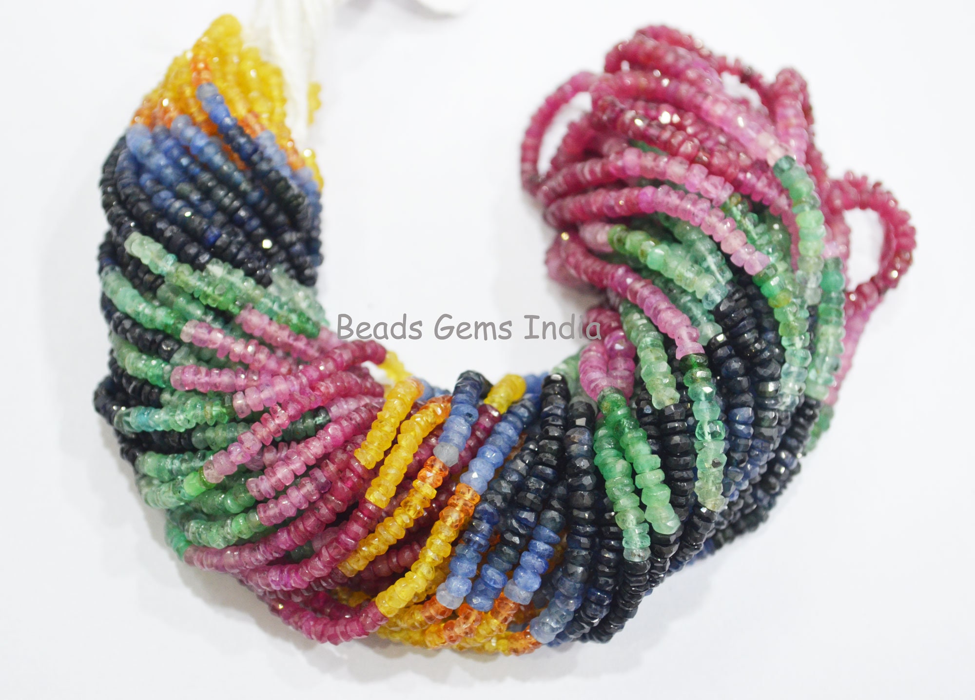 Perline Sfaccettate Rondelle In Pietra Preziosa Di Ametista - Foto 12