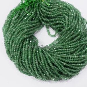 Serpentine Jade Rondelle Beads, Serpentine Jade Faceted Beads ,Sold By Strand , 4-4.5 mm, 14&quot;, MC-4BGI11O