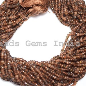 Natural Andusalite Rondelle Beads, Andusalite Faceted Beads, 3.50 mm, 13&quot;, 0BGI14