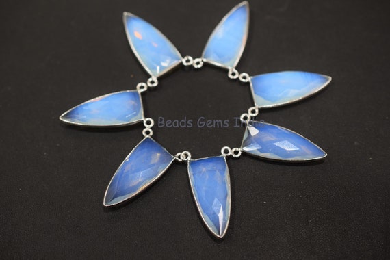 Opalite Arrowhead Shape Connector, Opalite Faceted Connector, Sold