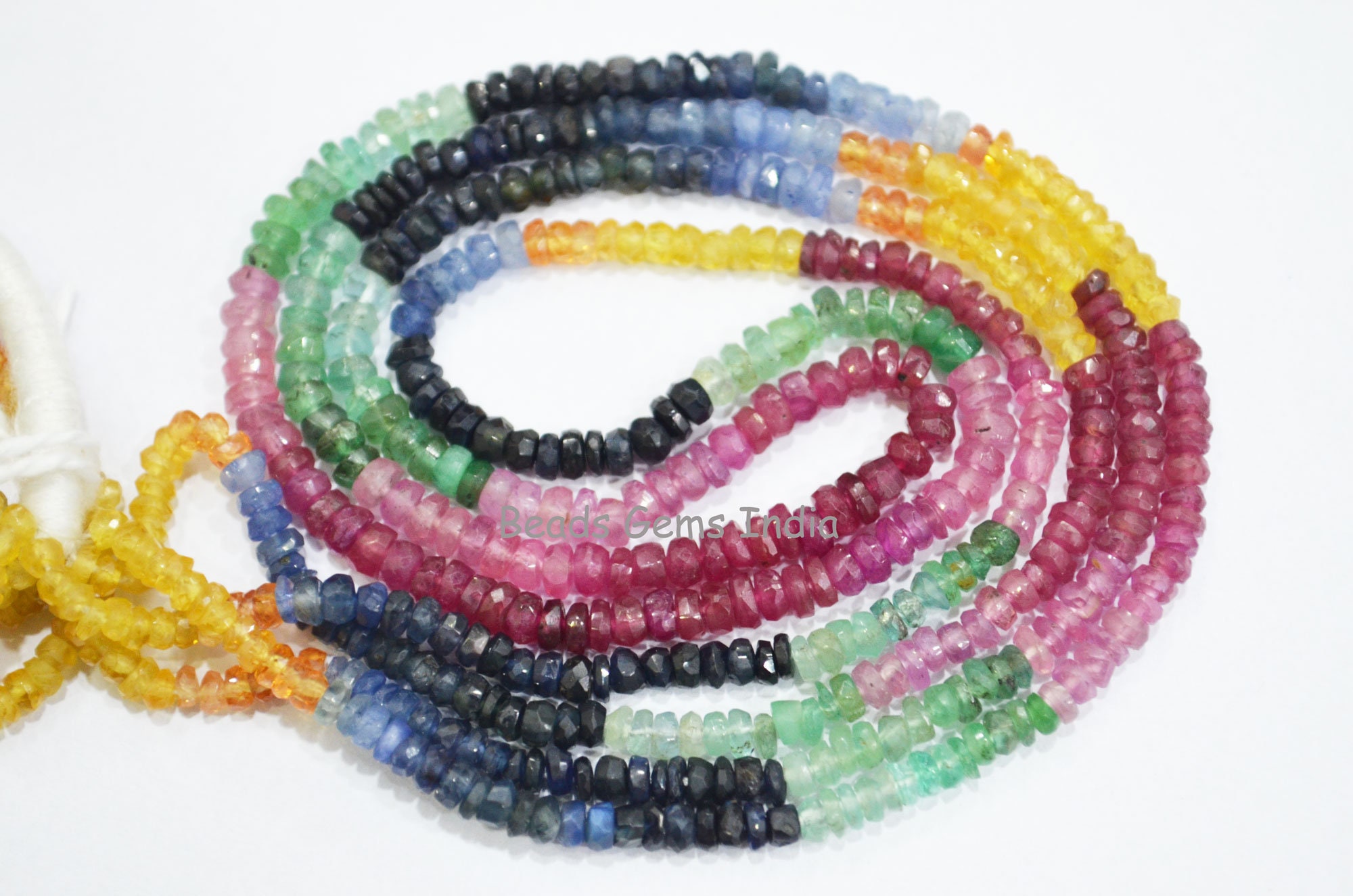 Perline Sfaccettate Rondelle In Pietra Preziosa Di Ametista - Foto 2