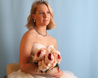 Prinses Máxima Trouwjurk Maxima The Dutch Simulated Sapphire