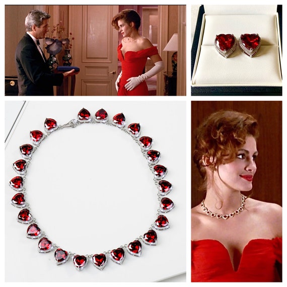 Pretty woman hotsell red necklace