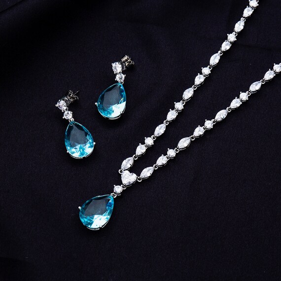 Exclusive New Luxury Jewellery Set With 5A Cubic Zirconia and