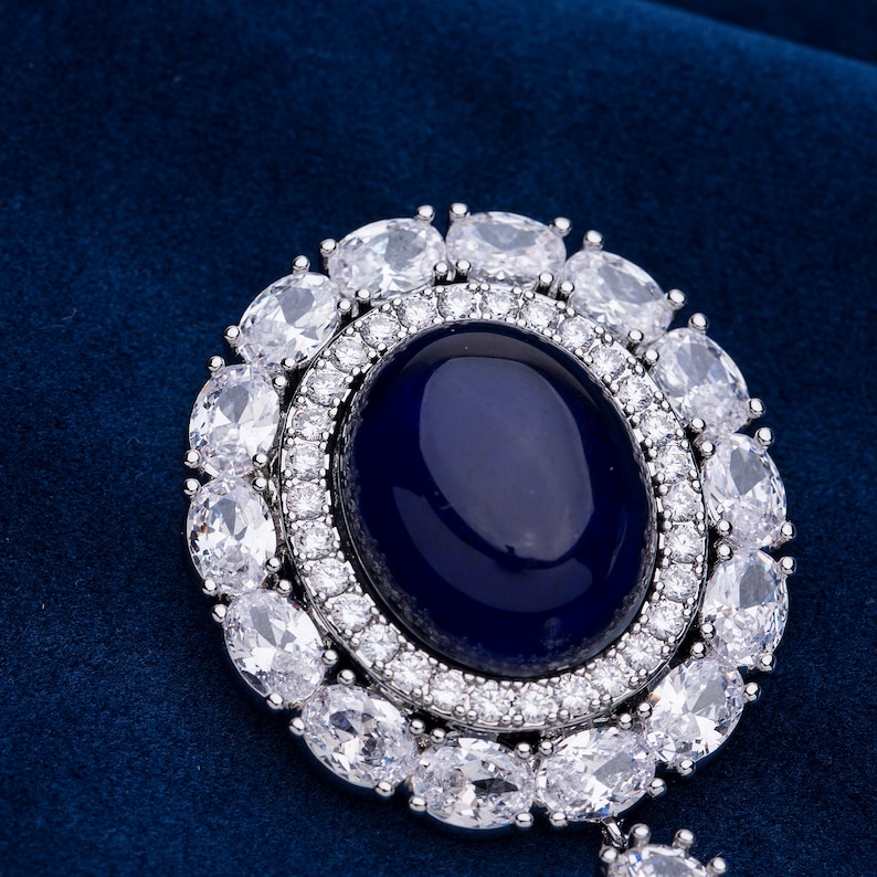 Empress Marie Feodorovna’s Sapphire Luxury Full Size EXCLUSIVE Brooch ...