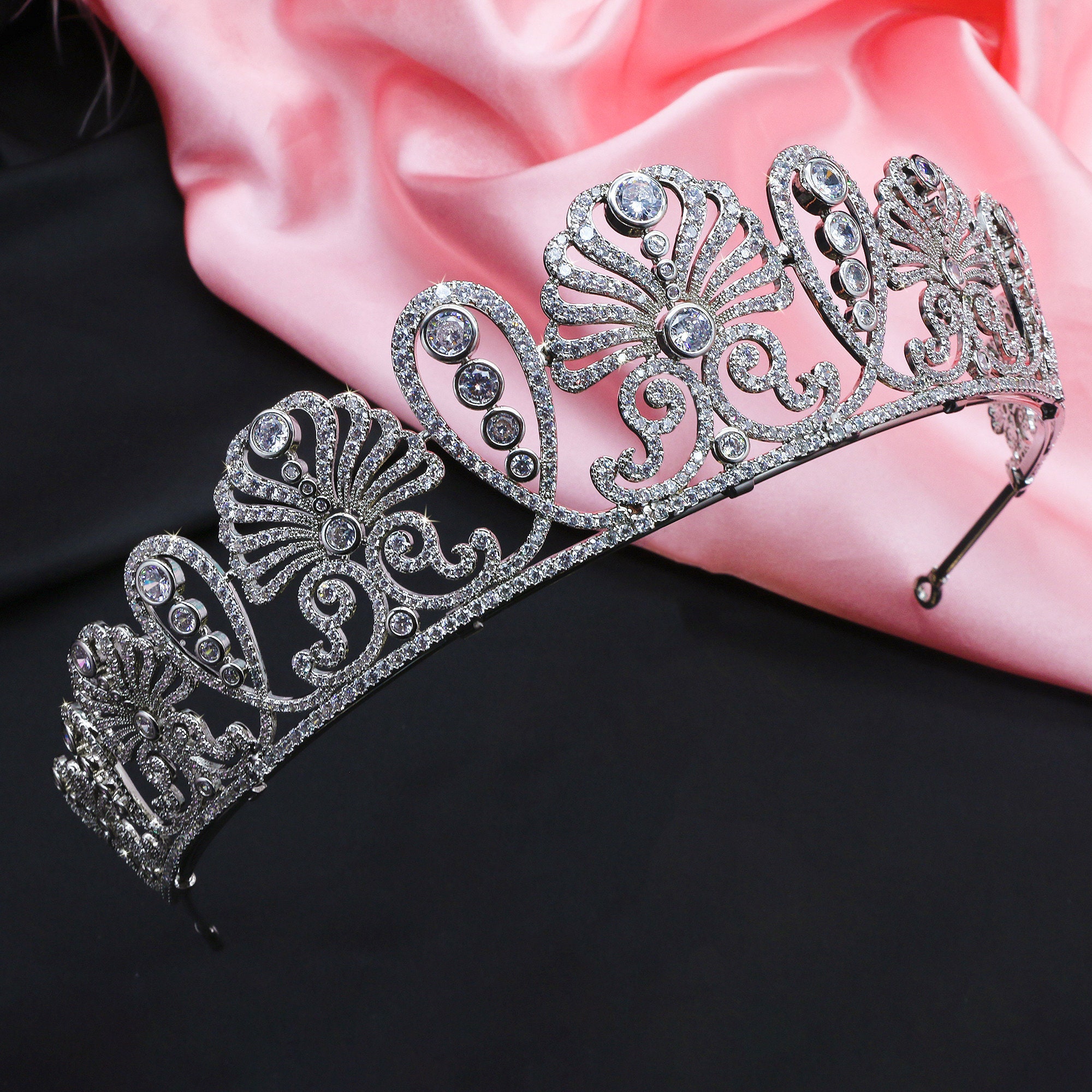 Bridal Tiara the Empress Masako Royal Japanese Honeysuckle Crown