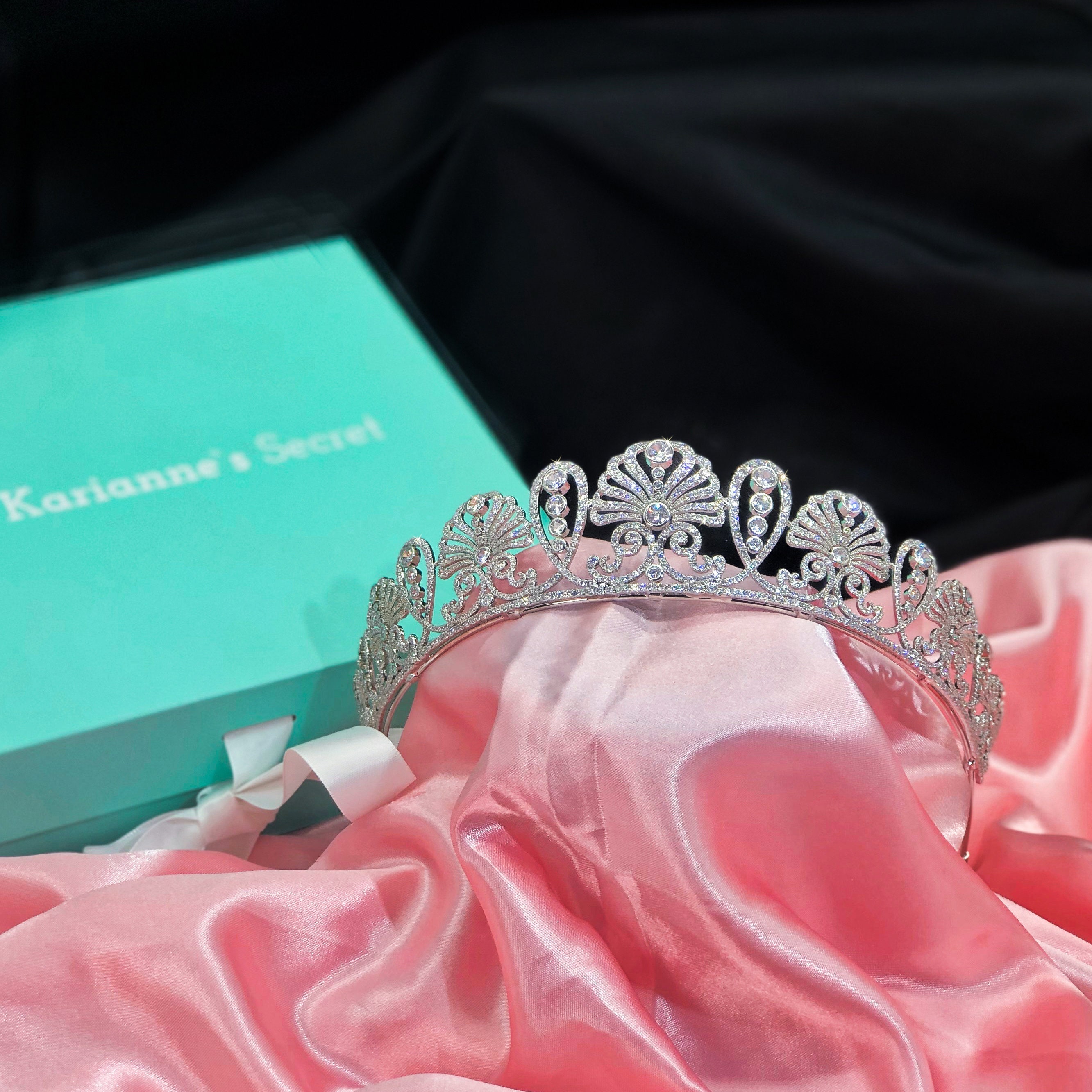 Bridal Tiara the Empress Masako Royal Japanese Honeysuckle Crown