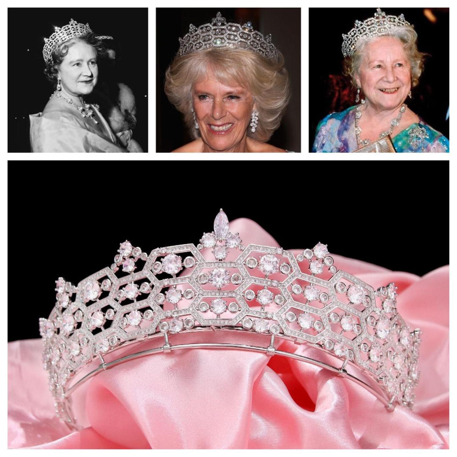 The Greville Honeycomb Tiara, Queen Elizabeth Bowes-lyon the Queen