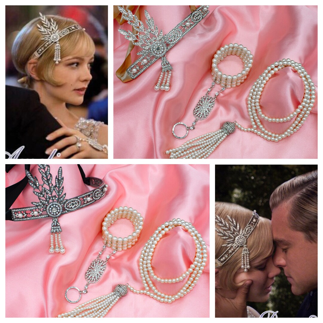 Flapper Great Gatsby Accessories Set Roaring 1920s Dress up Fancy Dress