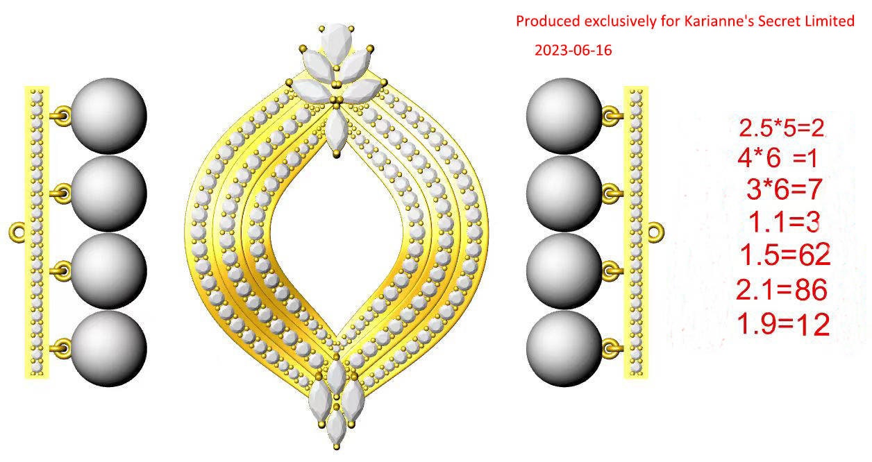 Queen Elizabeths 4 Row Japanese Pearl & Diamond Choker