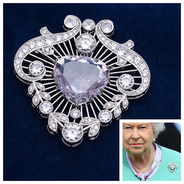THE CULLINAN V Brooch Replica Full Size Luxury Exclusive with 5A Cubic Zirconias