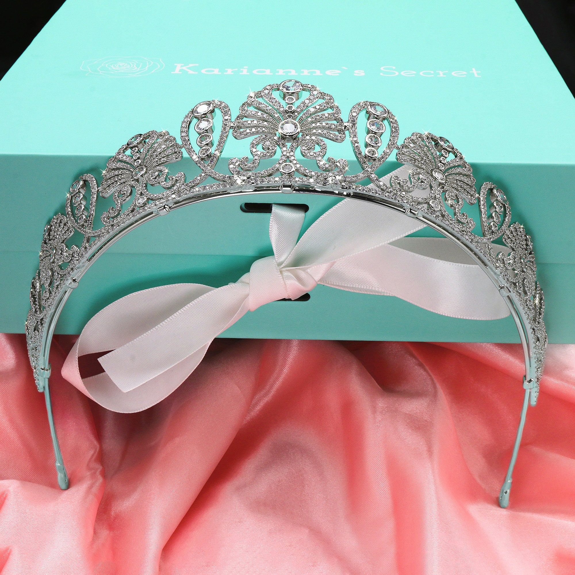 Bridal Tiara the Empress Masako Royal Japanese Honeysuckle Crown