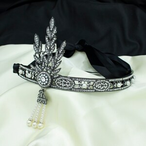 Flapper Headband Great Gatsby Headpiece Roaring 1920s Headdress Dress ...
