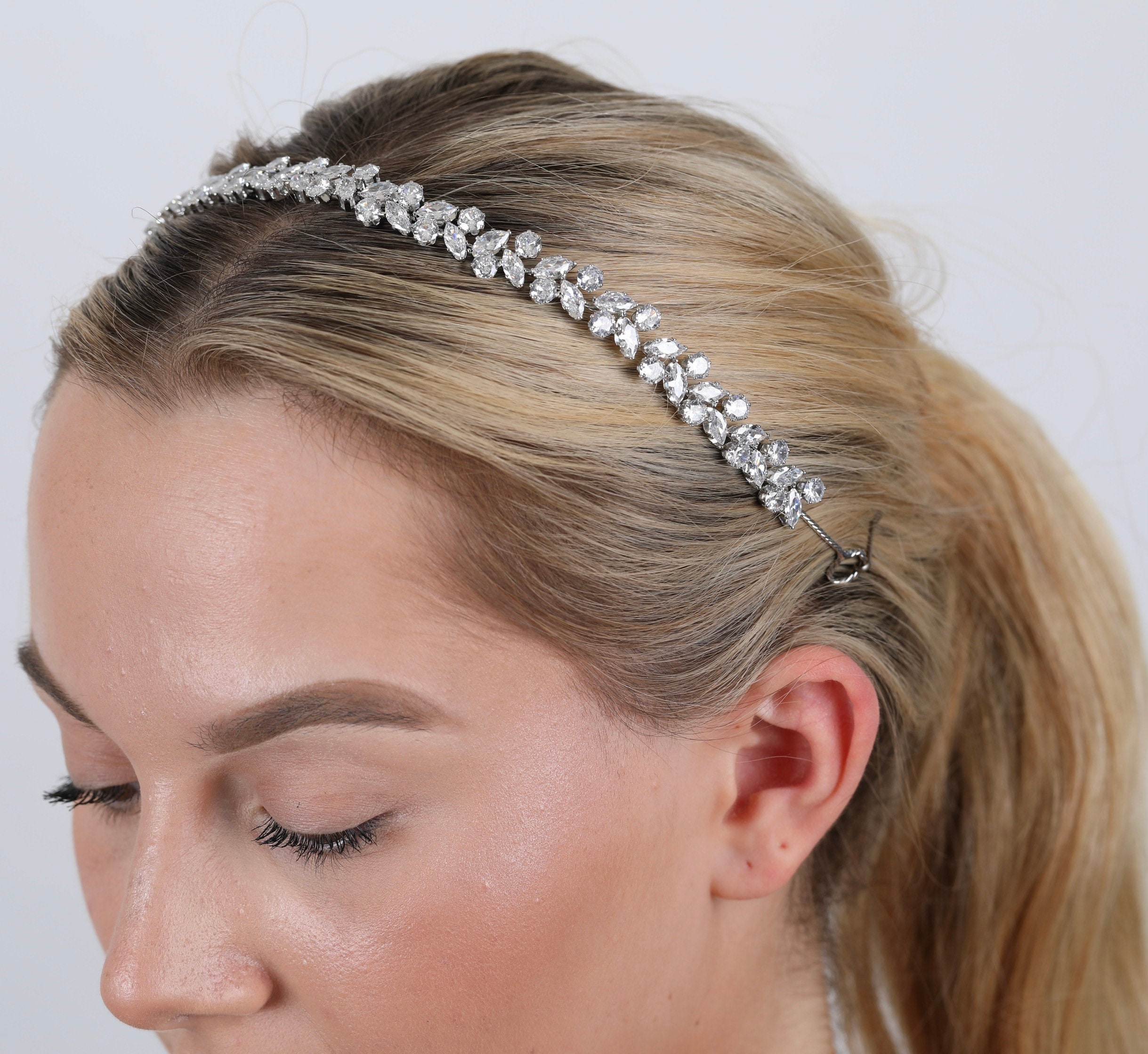 Diamond Hair Vine - Etsy Ireland Diamond Hair Vine - Etsy Ireland