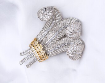 Spilla Oro Giallo, E Rosso . Corallo Di SCIACCA. Epoca 1700 -- AUTENTICA - Foto 5