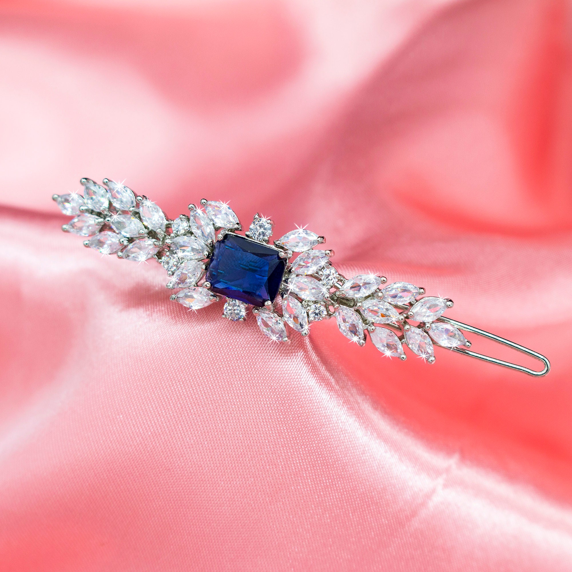 Diamond Hair Clip - Etsy UK Diamond Hair Clip - Etsy UK